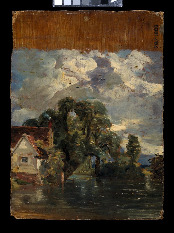 Constable - Willy Lott's House (verso), ca. 1830, 787-1888