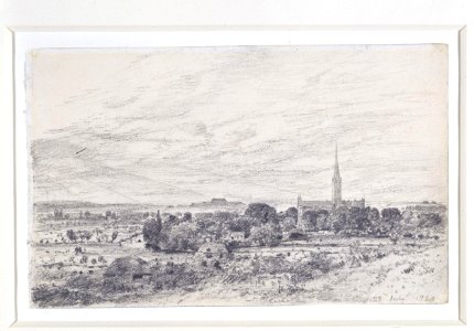Constable - Salisbury from the south, P.6-1973