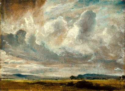 Constable - Study of clouds over a landscape, 6104651