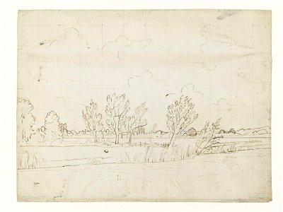 Constable - Water meadows near Salisbury, E.372-1992