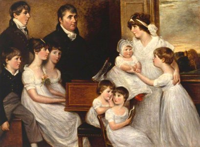 John Constable (1776-1837) - The Bridges Family - N06130 - National Gallery