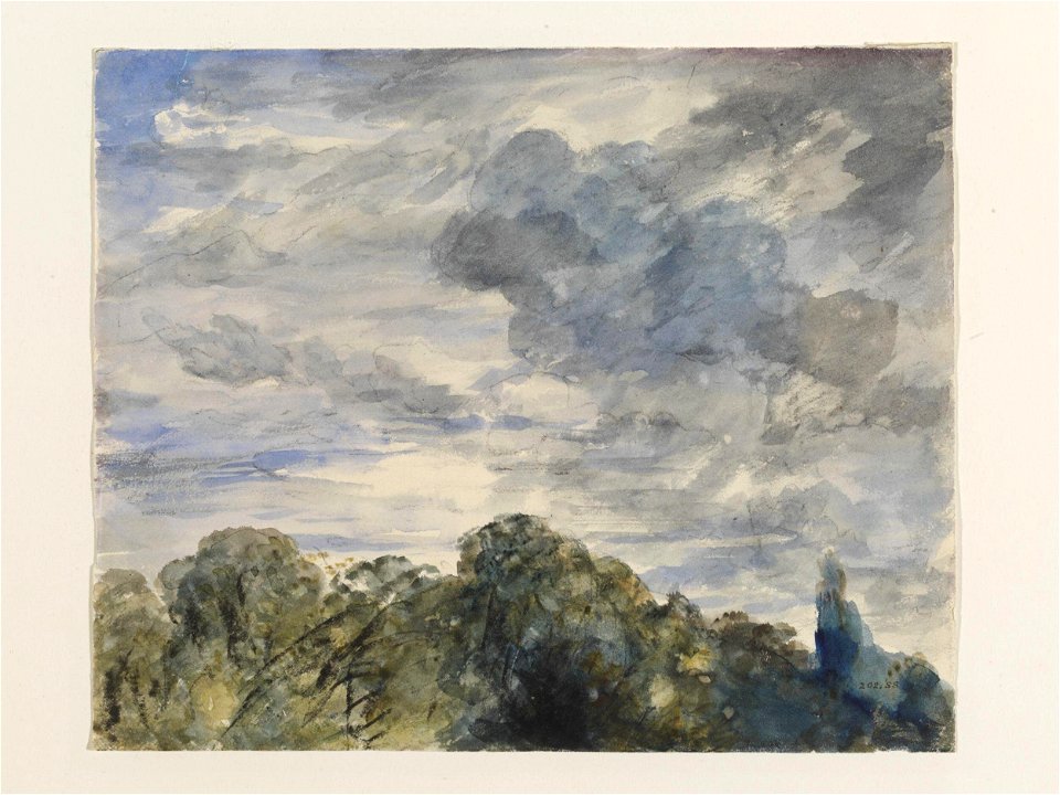 Constable - Study of sky effect, 202-1888