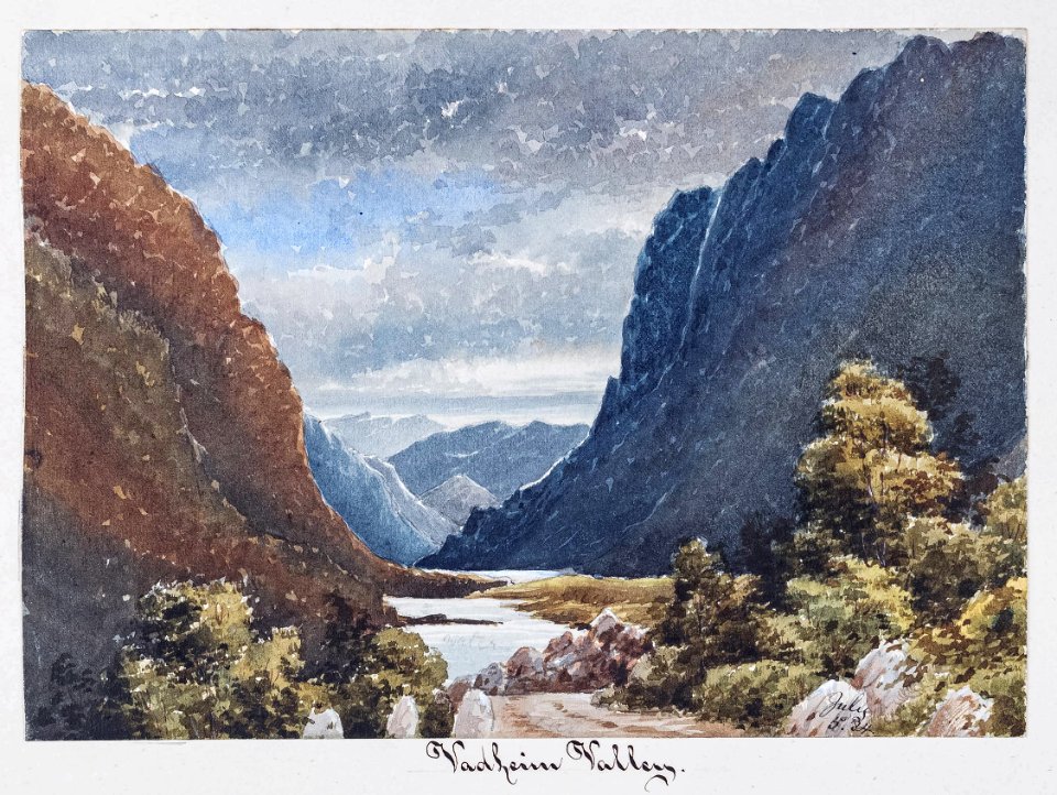 Constance Caulfeild (Countess of Ranfurly) - Ranfurly-01-98183 - watercolour of Norway - 1884 - 13