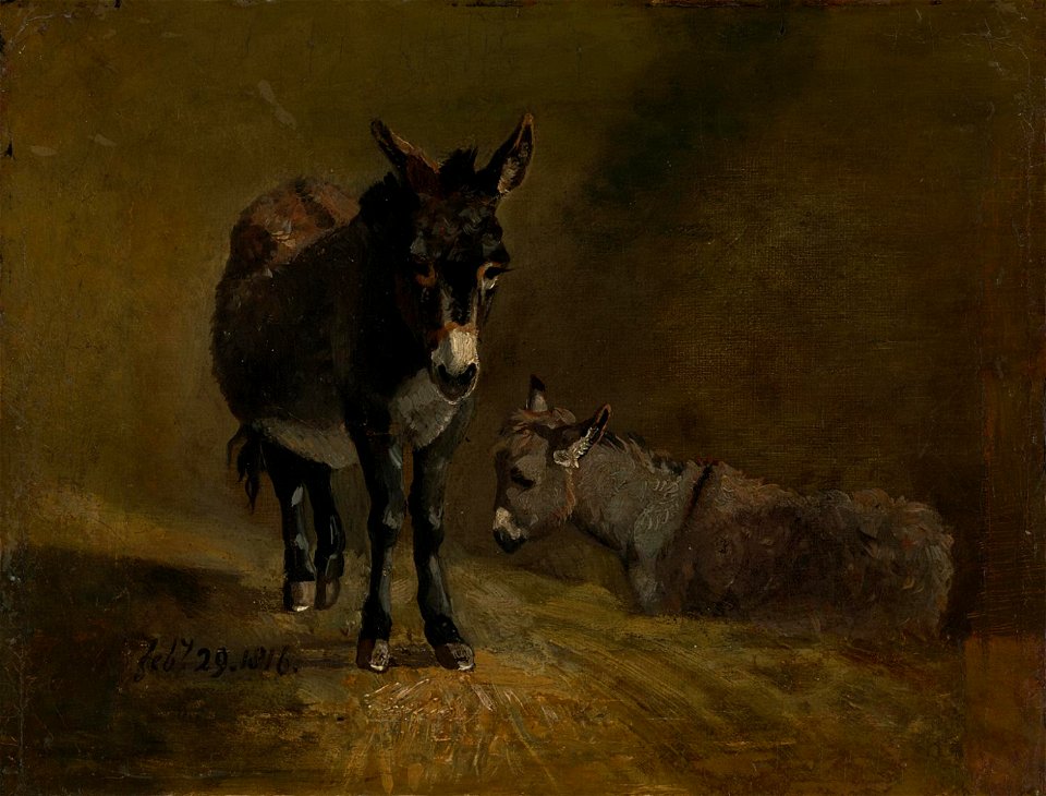Constable - Two Donkeys, 1816, Inv. 155