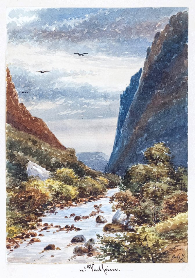 Constance Caulfeild (Countess of Ranfurly) - Ranfurly-01-98183 - watercolour of Norway - 1884 - 19