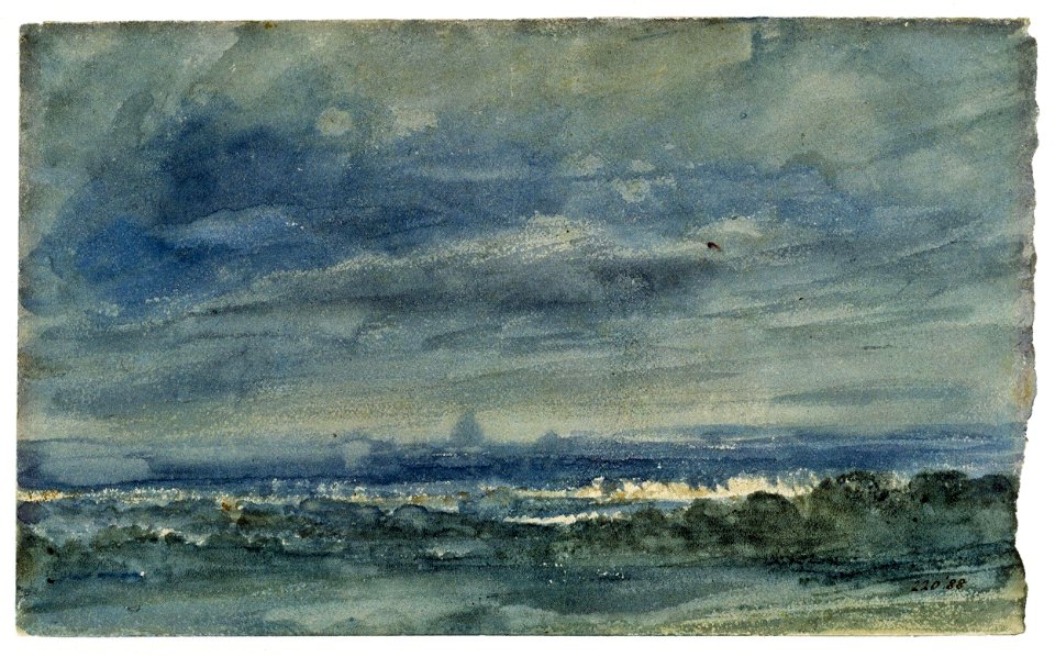 Constable - View at Hampstead, looking towards London, 220-1888