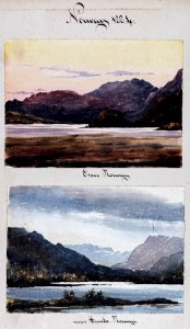 Constance Caulfeild (Countess of Ranfurly) - Ranfurly-01-98183 - watercolour of Norway - 1884 - 04