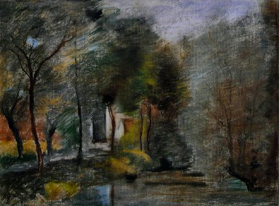 Constant Dutilleux - Paysage à Lambres