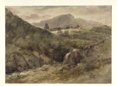 Constable - View in the Lake District, 186-1888