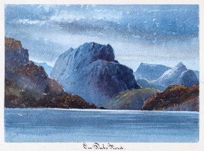 Constance Caulfeild (Countess of Ranfurly) - Ranfurly-01-98183 - watercolour of Norway - 1884 - 10