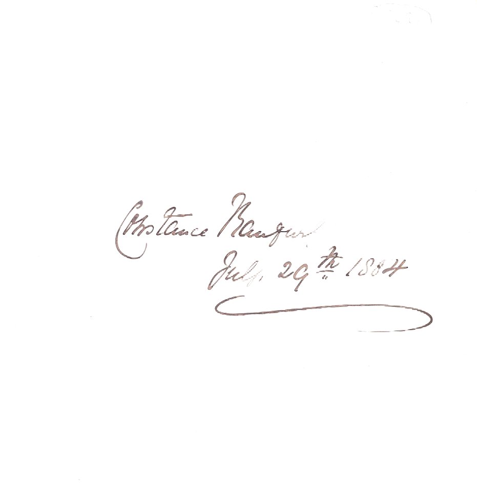 Constance Caulfeild (Countess of Ranfurly) - Ranfurly-01-98183 - watercolour of Norway - 1884 - inscription