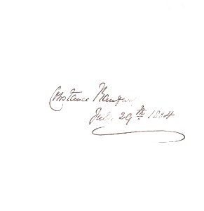 Constance Caulfeild (Countess of Ranfurly) - Ranfurly-01-98183 - watercolour of Norway - 1884 - inscription