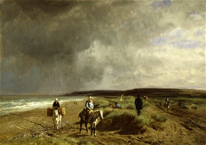 Constant Troyon - Coast near Villers - Walters 37993