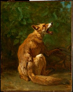 Constant Troyon - Fox in a Trap - 21.8 - Museum of Fine Arts