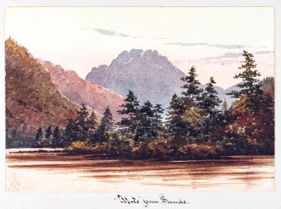 Constance Caulfeild (Countess of Ranfurly) - Ranfurly-01-98183 - watercolour of Norway - 1884 - 09