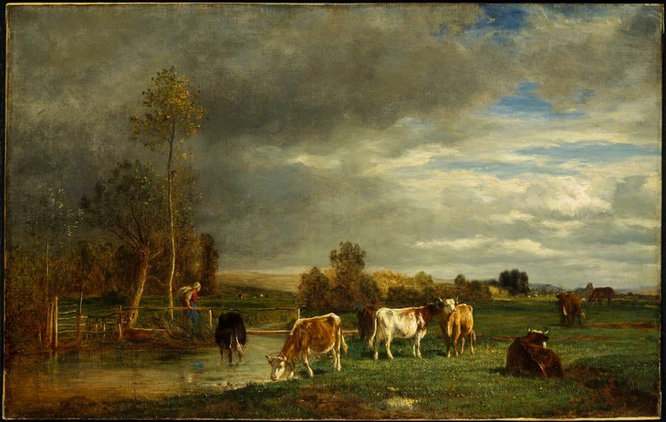 Constant Troyon - Landscape near Dieppe - 84.275 - Museum of Fine Arts
