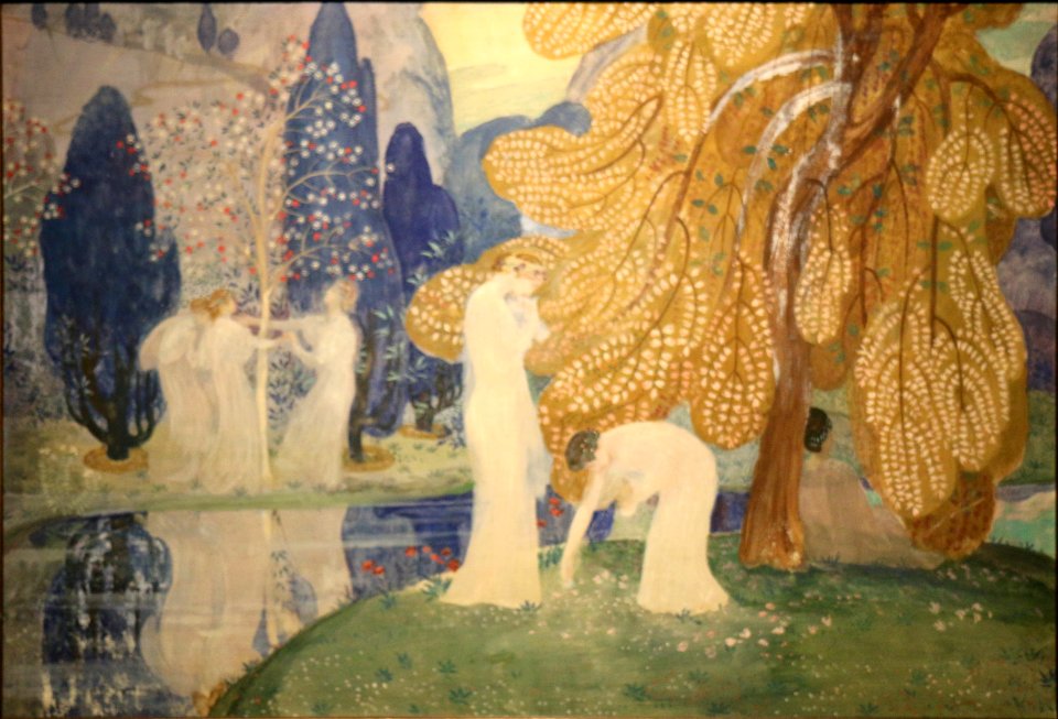 Constant Montald-Nymphes dansant