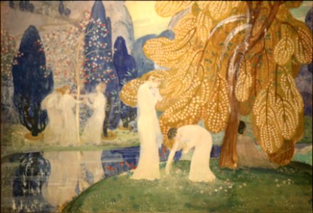 Constant Montald-Nymphes dansant