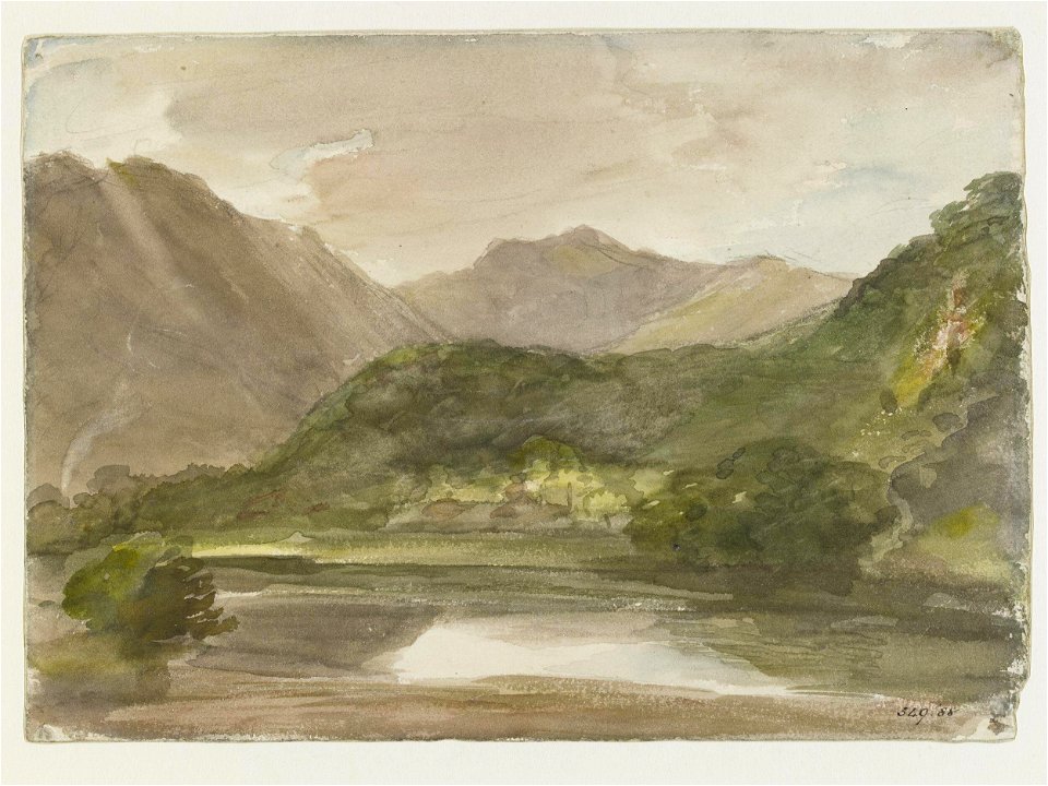 Constable - View in the Lake District, 349-1888, 2013GC0497