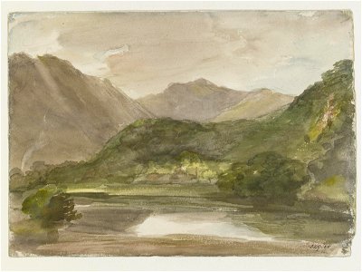 Constable - View in the Lake District, 349-1888, 2013GC0497