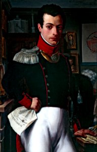 Constant Misbach - Portrait d'un architecte en costume d'officier de la garde nationale - P2371 - Musée Carnavalet