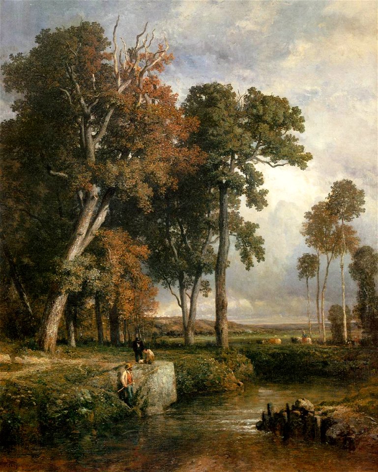 Constant Troyon - The Angler - WGA23098