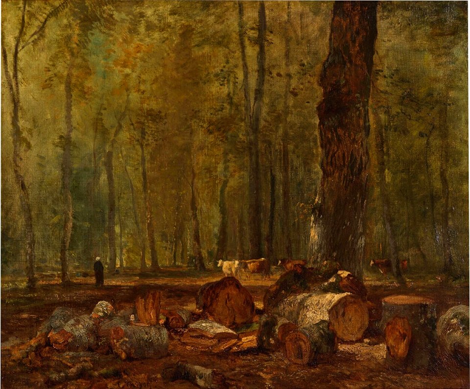 Constant Troyon - Boslandschap - 2159 (OK) - Museum Boijmans Van Beuningen