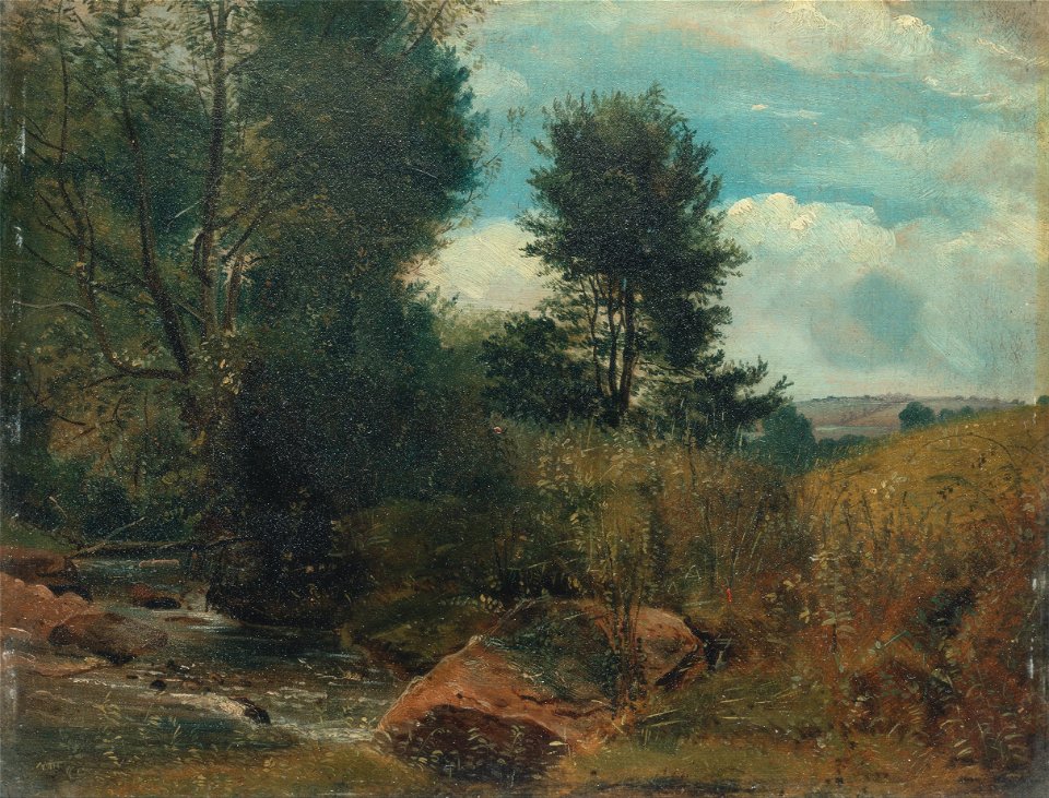 Lionel Constable - View on the River Sid, near Sidmouth - Google Art Project