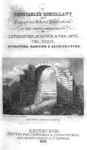 Constable's Miscellany vol XXXIX