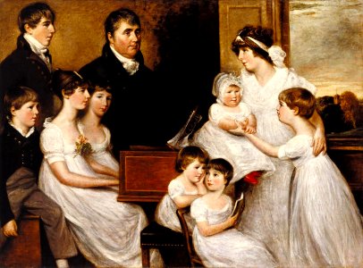 The Bridges Family 1804 by John Constable