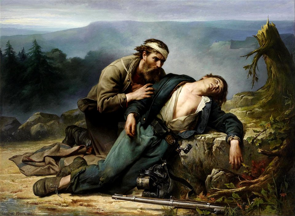 Constant Mayer - Recognition North and South, 1865