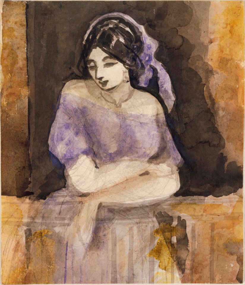 Constantin Guys - Young Spanish Girl - Google Art Project