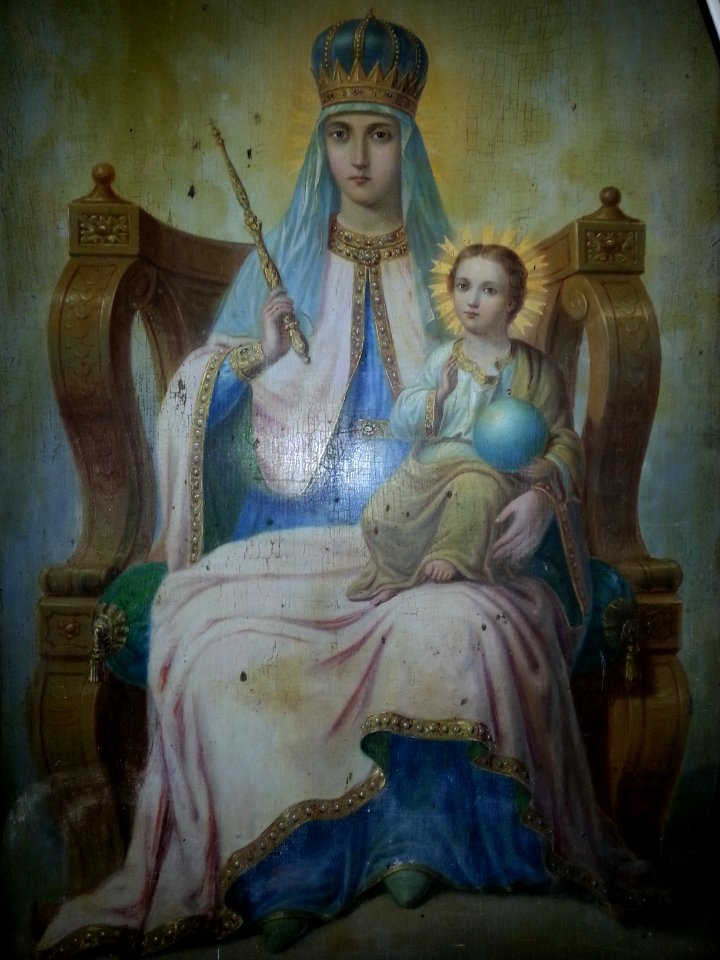 Constantin Lecca - Picturi murale in Biserica din Negoiesti (1)