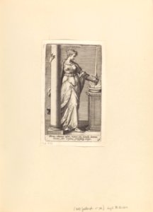 Constantia print by Philip Galle, S.IV 2882, Prints Department, Royal Library of Belgium