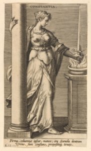 Constantia print by Philip Galle, S.I 1708, Prints Department, Royal Library of Belgium
