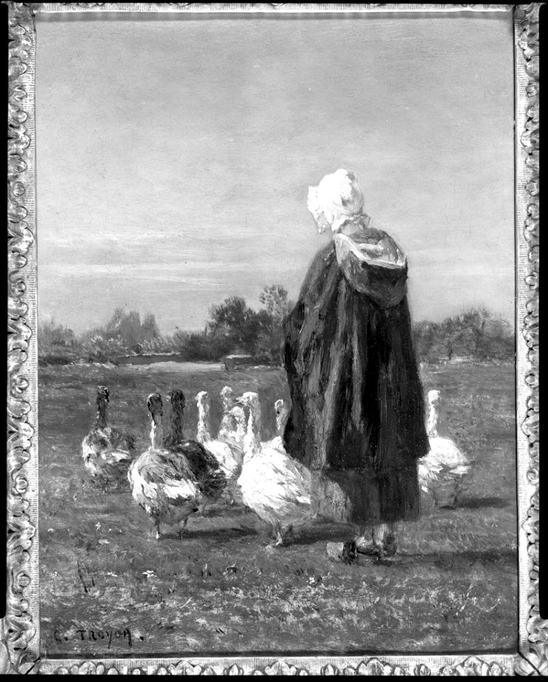 Constant Troyon - The Gooseherd - 1964.93 - Fogg Museum