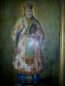 Constantin Lecca - Picturi murale in Biserica din Negoiesti (3)