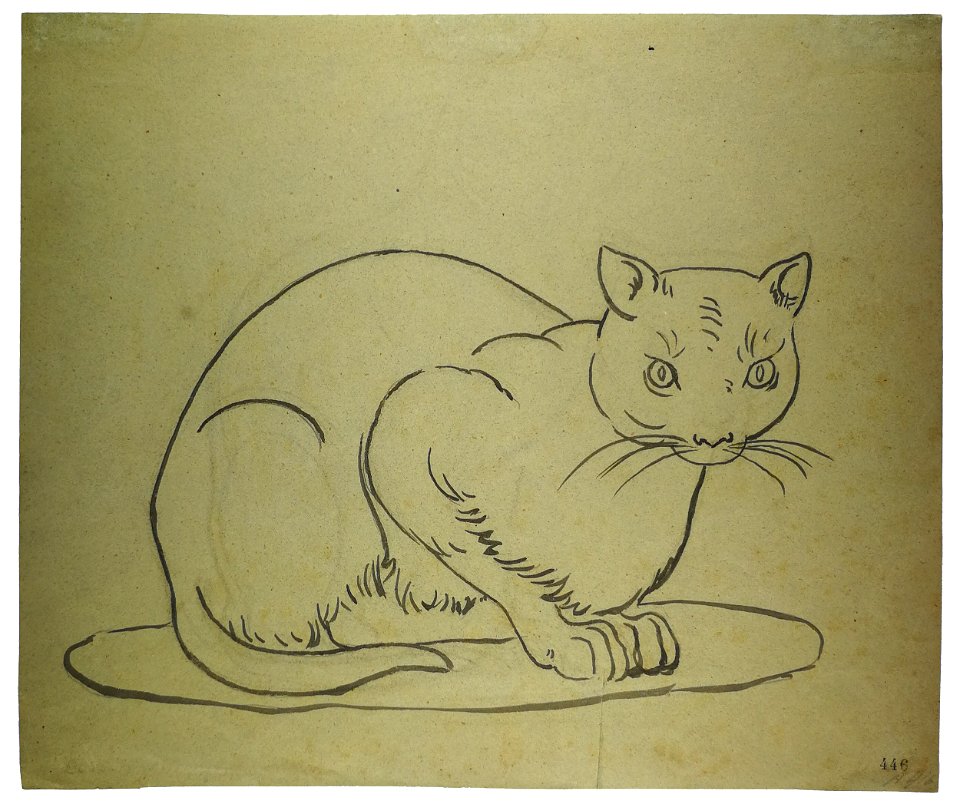Constantin Hansen - En kat