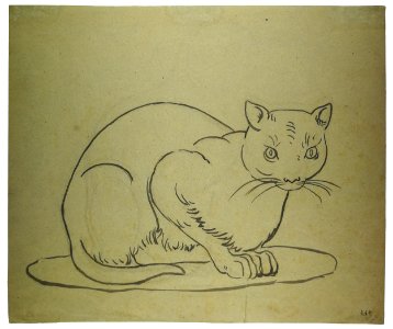 Constantin Hansen - En kat