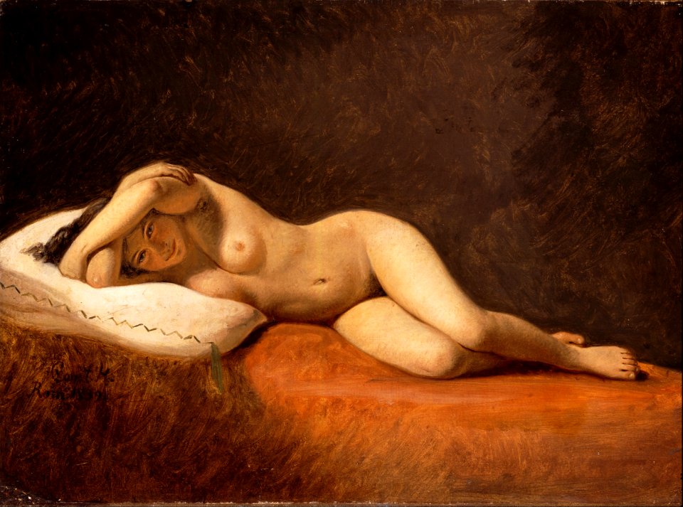 Constantin Hansen - Resting Model - Google Art Project
