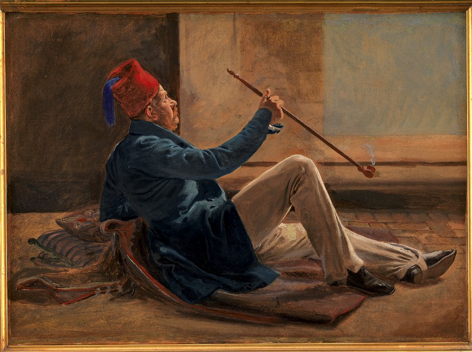 Constantin Hansen - The Architect Gottlieb Bindesbøll - KMS4076 - Statens Museum for Kunst