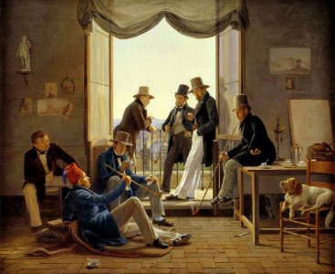 Constantin Hansen 1837 - Et selskab af danske kunstnere i Rom edit1