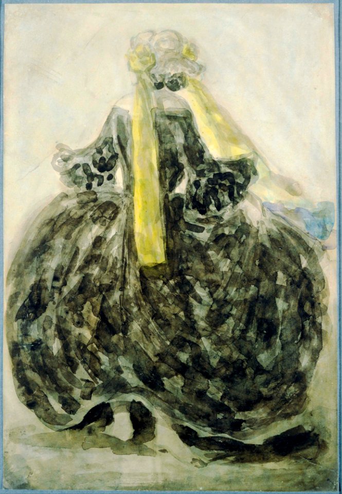 Constantin Guys - A Fashionable Woman - Google Art Project
