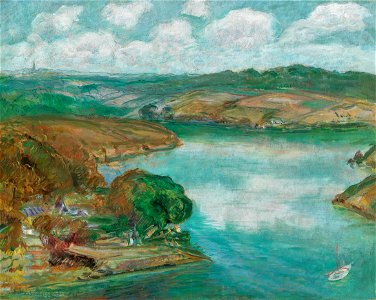 Constantin Kousnetzoff Paysage aux alentours du Bélon
