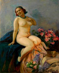 Constantin Westchiloff - Nude with a Necklace
