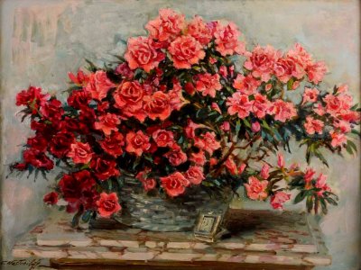 Constantin Westchiloff - Basket of Roses