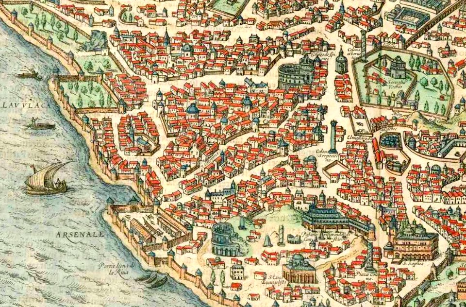 Constantinople Braun Hogenberg Marmara 01