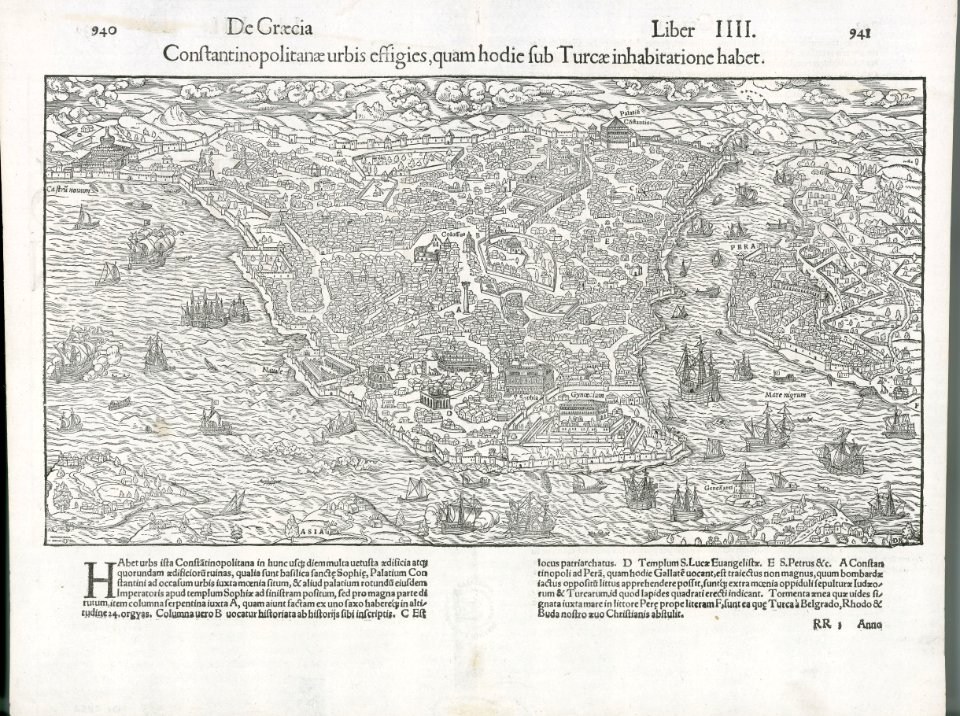 Constantinopolitanae urbis effigies, quam hodie sub Turcae inhabitatione habet