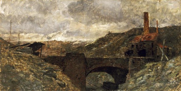 Constantin Meunier - Landscape in the Borinage