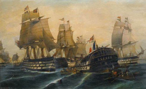Constantinos Volanakis - The Battle of Trafalgar